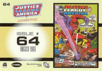 2009 Rittenhouse Justice League of America Archives #64 Justice League of America #64    August 1968 Back