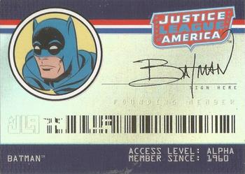 2009 Rittenhouse Justice League of America Archives - Founding Members #FM2 Batman Front