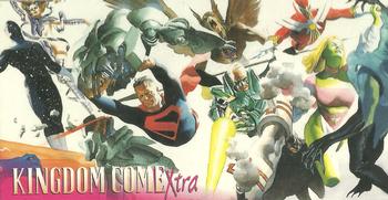 1996 SkyBox Kingdom Come Xtra #10 The resurrected Justice League expanded its num Front