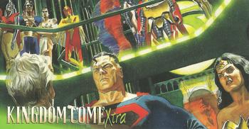 1996 SkyBox Kingdom Come Xtra #18 Surrounded by a pantheon of great heroes, Norma Front