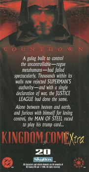1996 SkyBox Kingdom Come Xtra #20 A gulag built to control the uncontrollable--ro Back