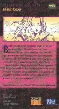 1994 SkyBox Sandman #78 Barbie Back