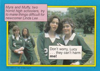 1984 Topps Supergirl #10 Myra and Muffy, two horrid high sc Back