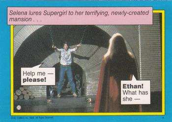 1984 Topps Supergirl #20 Selena lures Supergirl to her terr Back