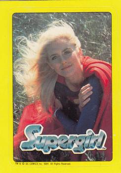 1984 Topps Supergirl #34 Puzzle, Left row 1 Front
