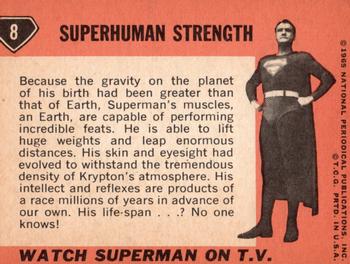 1966 Topps Superman #8 Superman's Strength Back