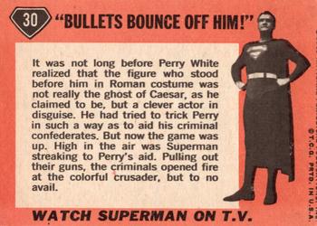 1966 Topps Superman #30 Bullets Bounce Off Him Back