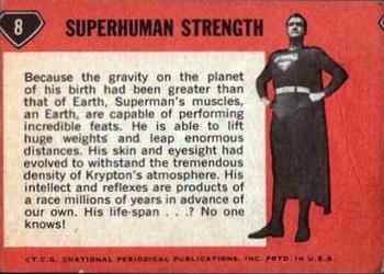 1966 Topps Superman #8 Superman's Strength Back