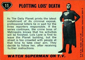 1966 Topps Superman #11 Plotting Lois' Death Back