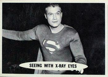 1966 Topps Superman #24 Seeing with X-Ray Eyes Front