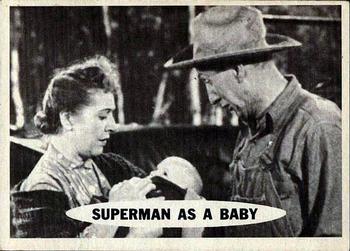 1966 Topps Superman #62 Superman as a Baby Front
