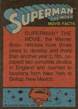1978 Topps Superman: The Movie #68 The Scheme to Destroy Superman Back