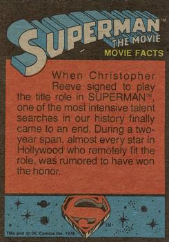 1978 Topps Superman: The Movie #72 Doomsday On Krypton! Back