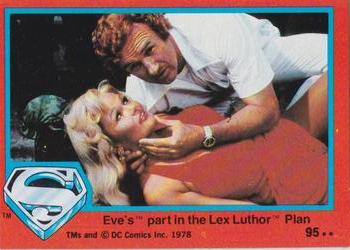 1978 Topps Superman: The Movie #95 Eve's Part in the Lex Luthor Plan Front
