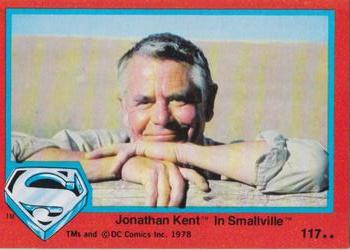 1978 Topps Superman: The Movie #117 Jonathan Kent In Smallville Front
