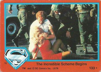 1978 Topps Superman: The Movie #133 The Incredible Scheme Begins Front