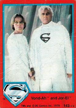 1978 Topps Superman: The Movie #143 Vond-Ah and Jor-El Front