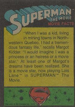 1978 Topps Superman: The Movie #150 Night Heist Back