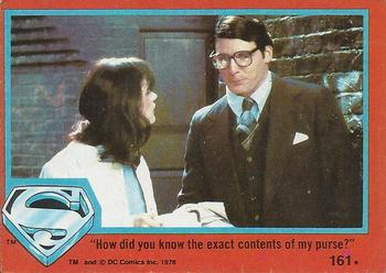 1978 Topps Superman: The Movie #161 