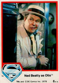 1978 Topps Superman: The Movie #6 Ned Beatty as Otis Front