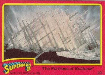 1980 Topps Superman II #20 The Fortress of Solitude Front