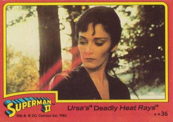 1980 Topps Superman II #36 Ursa's Deadly Heat Rays Front