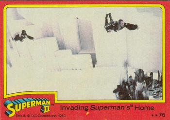1980 Topps Superman II #76 Invading Superman's Home Front