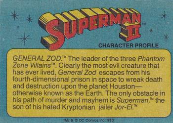 1980 Topps Superman II #7 Beautiful But Deadly Ursa Back