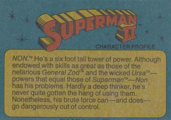 1980 Topps Superman II #83 The Tables are Turned! Back