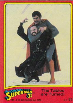 1980 Topps Superman II #83 The Tables are Turned! Front