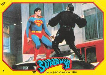 1980 Topps Superman II - Stickers #12 Completed Purple Border Puzzle Front