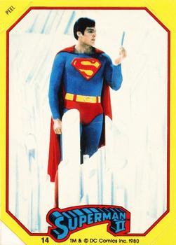 1980 Topps Superman II - Stickers #14 Superman Front