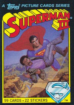 1983 Topps Superman III #1 Title Card Front