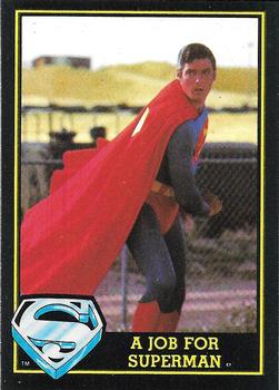 1983 Topps Superman III #17 A Job for Superman Front