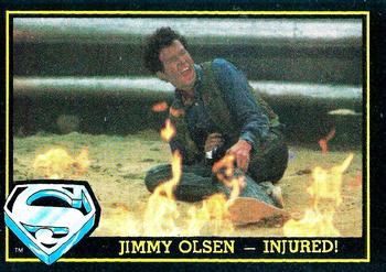 1983 Topps Superman III #21 Jimmy Olsen--Injured! Front