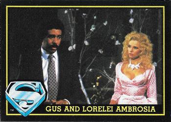 1983 Topps Superman III #32 Gus and Lorelei Ambrosia Front