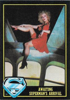 1983 Topps Superman III #56 Awaiting Superman's Arrival Front