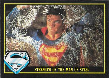 1983 Topps Superman III #78 Strength of the Man of Steel Front