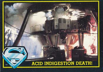 1983 Topps Superman III #90 Acid Indigestion Death! Front
