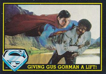 1983 Topps Superman III #92 Giving Gus Gorman a Lift! Front