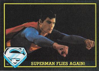 1983 Topps Superman III #98 Superman Flies Again! Front