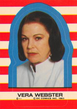 1983 Topps Superman III - Stickers #6 Vera Webster Front