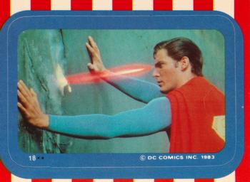 1983 Topps Superman III - Stickers #18 (Image from Card 69) Front