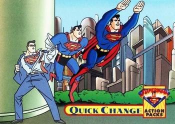 1996 Fleer/SkyBox Superman Action Packs #11 Superman Front