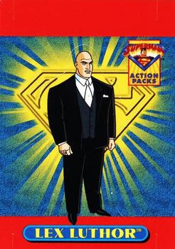1996 Fleer/SkyBox Superman Action Packs - Pop-Outs #P6 Lex Luthor Front