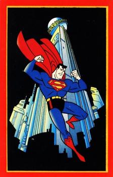 1996 Fleer/SkyBox Superman Action Packs - Stickers #NNO10 Superman at Daily Planet Front