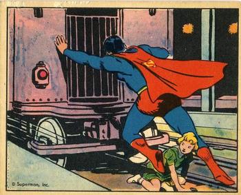 1941 Gum Inc. Superman (R145) #15 Panic in the Subway Front