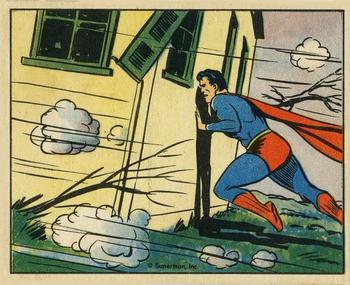 1941 Gum Inc. Superman (R145) #57 Battling the Hurricane Front