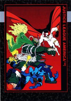 1992 SkyBox Doomsday: The Death of Superman #14 Justice League America! Front