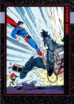 1992 SkyBox Doomsday: The Death of Superman #41 Power Dive! Front